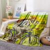 Pettson and Findus Flannel Blanket, High quality Comfortable for All Seasons, Home Decor, Warmth and Comfort