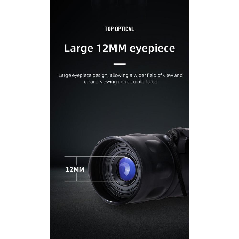 Tragbares 12x32-Teleskop-Fernglas mit wasserdichter Funktion für den täglichen Gebrauch. Hochwertige Campingausrüstung für die Vogelbeobachtung