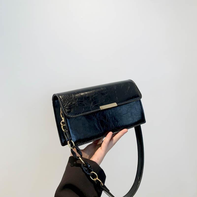 

Fashion Ladies Handbag Stylish Square Satchel Versatile Underarm Purse Compact PU Leather Shoulder Bags ARI 23x7x13.5cm