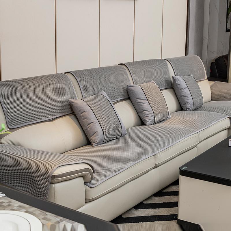 

Американская кожаная подушка для дивана, Подушка для сиденья конкибины, Чехол для подушки сиденья, Нескользящий чехол, Универсальный для всех сезонов Новый Летний 70*70cm