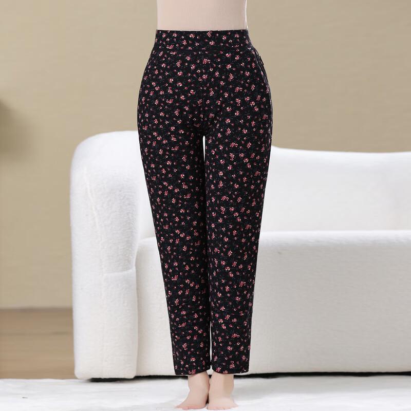 YUZHAOLIN Plus Size High-Waist Warm Harem Pants