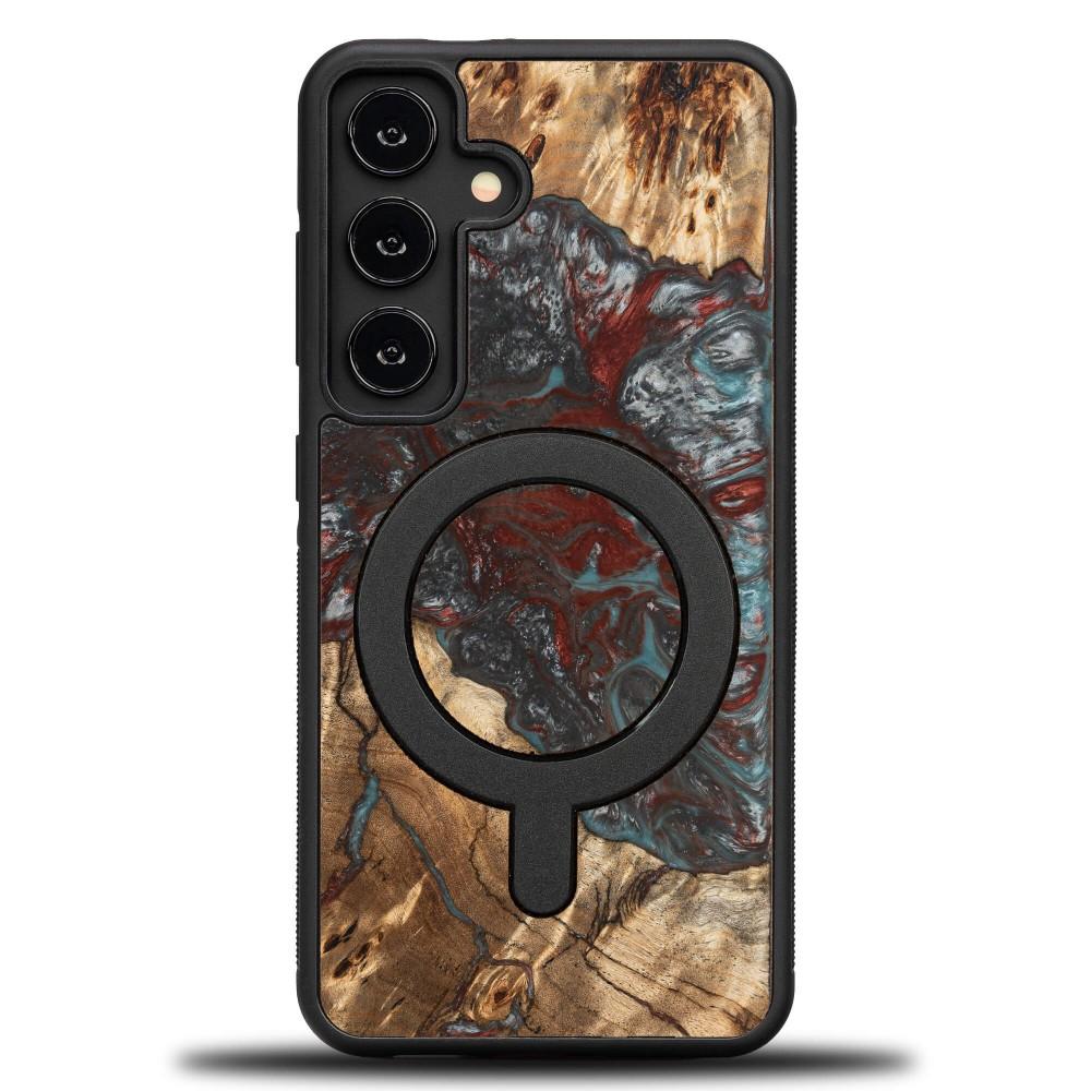Bewood Unique case for Samsung Galaxy S24 - Planets - Pluto with MagSafe