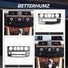For BMW E60 5 Series 2004-2010 Carbon Fiber Center Console Air Conditional CD Trim Stickers Tuning Car Interior Accessories