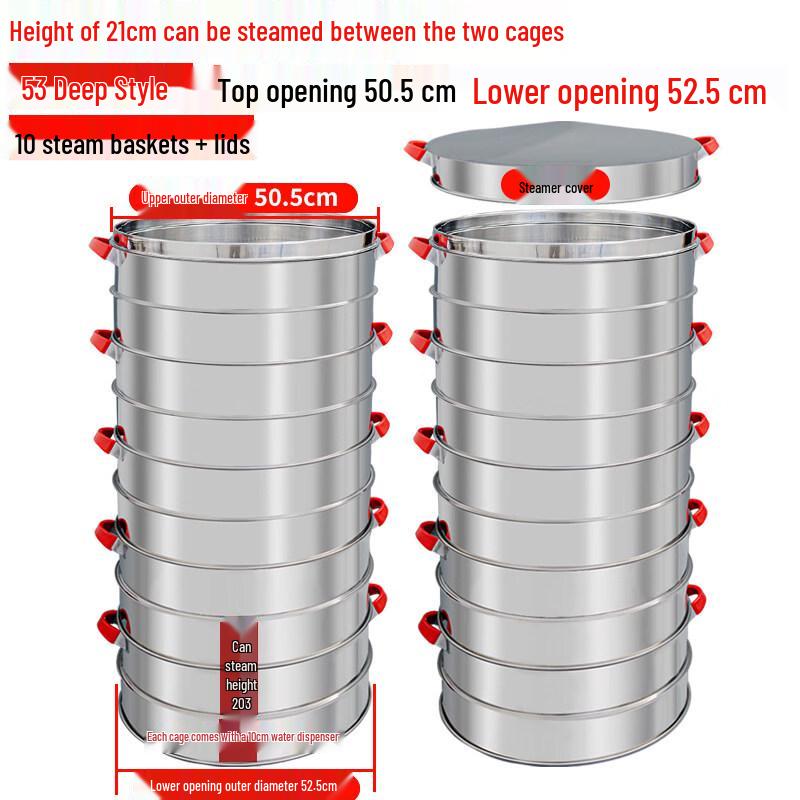 Multi-layer Stainless Steel Steamer