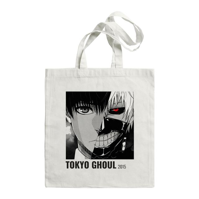 Japan Anime Kaneki Ken Tokyo Ghoul Canva Bag Harajuku Gothic Style Shopper Large Capacity Women Bag Shoulder Bag Vintage HandBag
