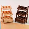 1Pcs Simulation Furniture Decor 1/12 Dollhouse Toy Mini Display Rack Storage Shelf Model Micro Scene Construction Props