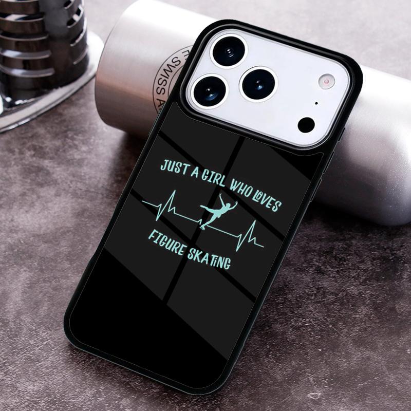 Figure Skating Dance Phone Case for iPhone 17 16 15 Pro Max Air 14 13 12 11 Plus Shockproof Cover