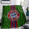 1PC FC Bayern Munchen Patterned Flannel Blanket Suitable For All Seasons for Home Decor Warmth and Comfort Gifts Holiday Present