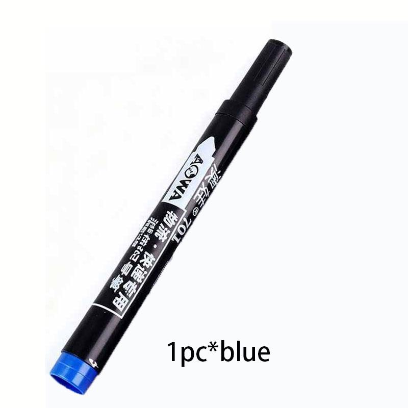 2mm Bold Tip Oil-Based Quick-Dry Waterproof Oil-Proof Permanent Marker for Plastic Metal & Wood Shipping Packaging & Coding