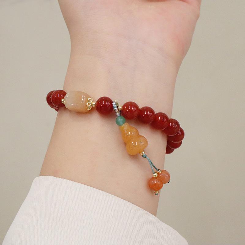 Natural Agate Bracelet Jewelry Retrofashion Women Daily Jewelry Gift