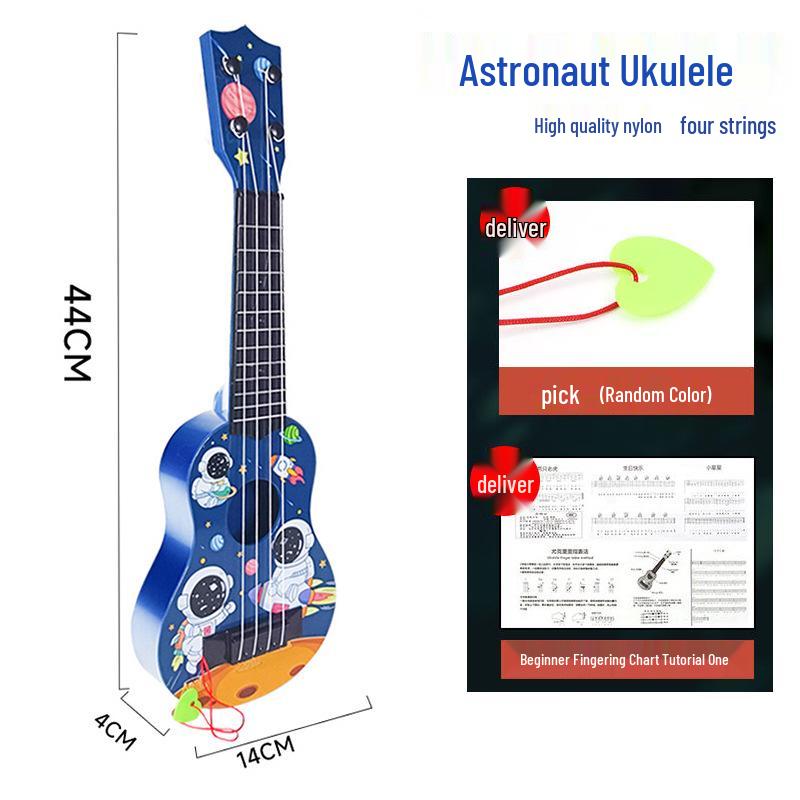 Kids' Musical Toy Ukulele: Playable Beginner Instrument for Boys and Girls