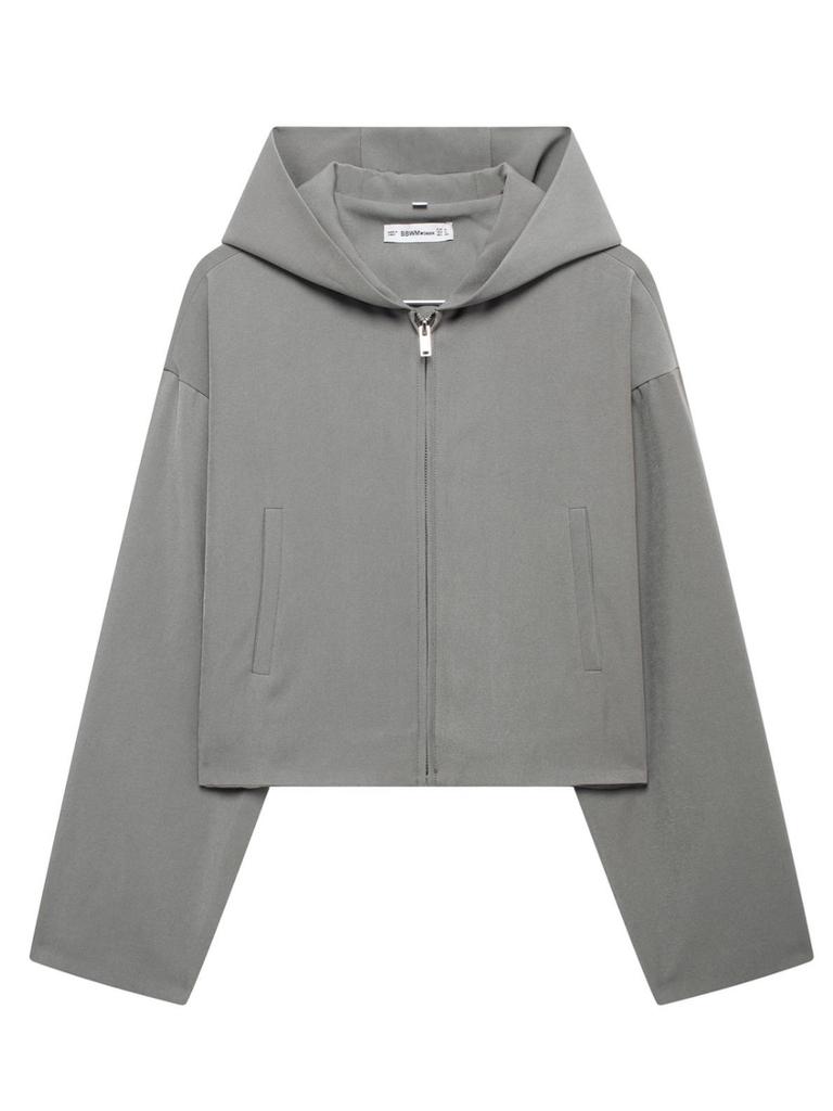 Autumn 2025 European & American Style Women's Casual Hooded Short Jacket