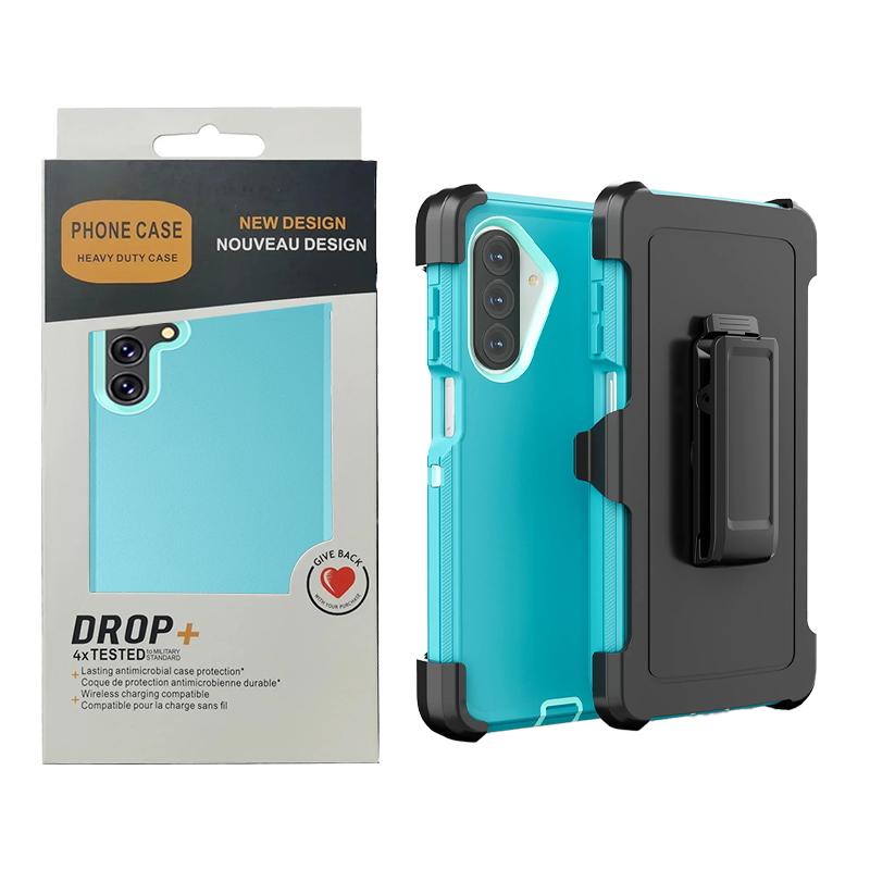 Ott Armor Box Case For Samsung Galaxy A57 A37 A17 A07 A16 A36 A56 A15 A35 A55 A05 A14 A34 A54 A33 A53 Shockproof Cover with Clip