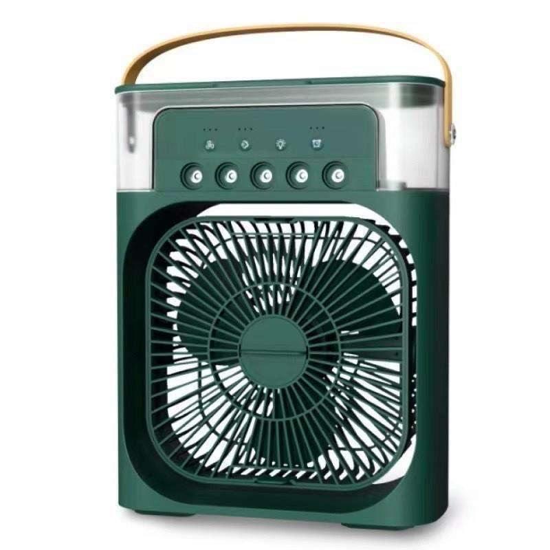 Compact USB Air Conditioner & Humidifier: Desktop Fan for Dorm/Outdoor with Water Cooling Feature