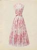 Elegant Lace Patchwork Floral Dress with Short Sleeves