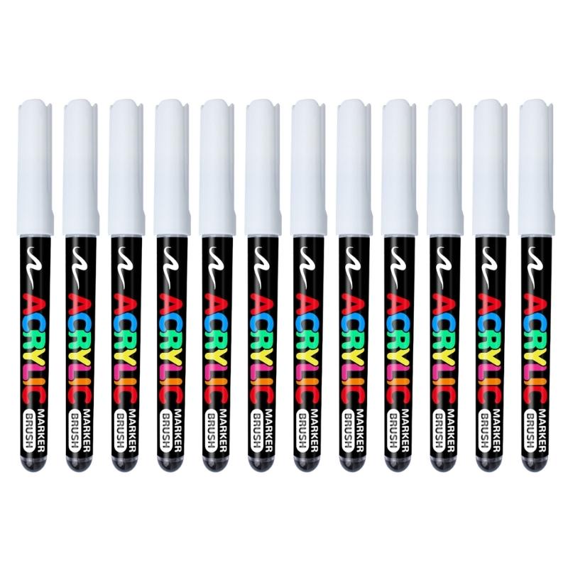 Fast Drying Highlighter Marker Pen Plastic Body Smooth Flow Tip Ideal For Artists And Craft Projects
