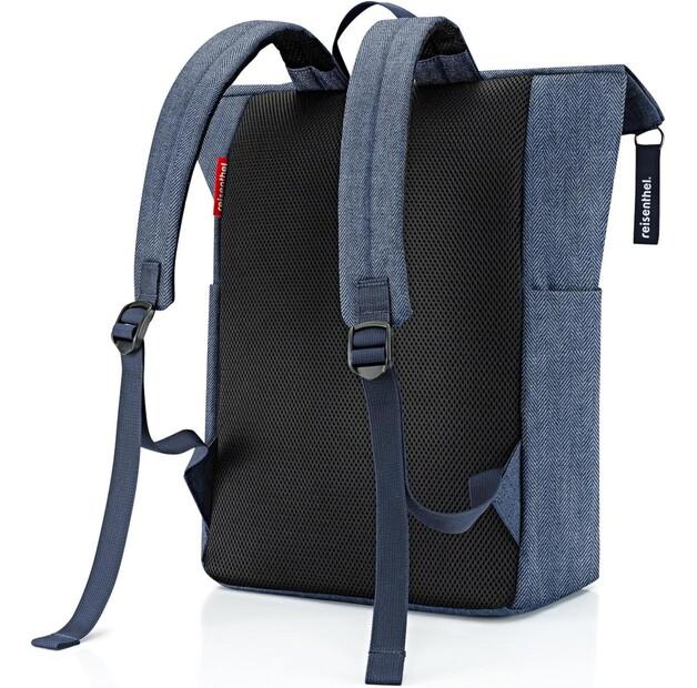 Backpack Reisenthel Rolltop Herringbone Dark Blue (EK4113)