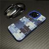 Creative Silver IMD Double Layer Puzzle Case for Apple 16 Promax, 15, 14/13 - High-End Feel