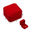 Rounded Flannel Jewelry Box for Rings, Earrings, Pendants, Bracelets, Bangles, and DIY Packaging.