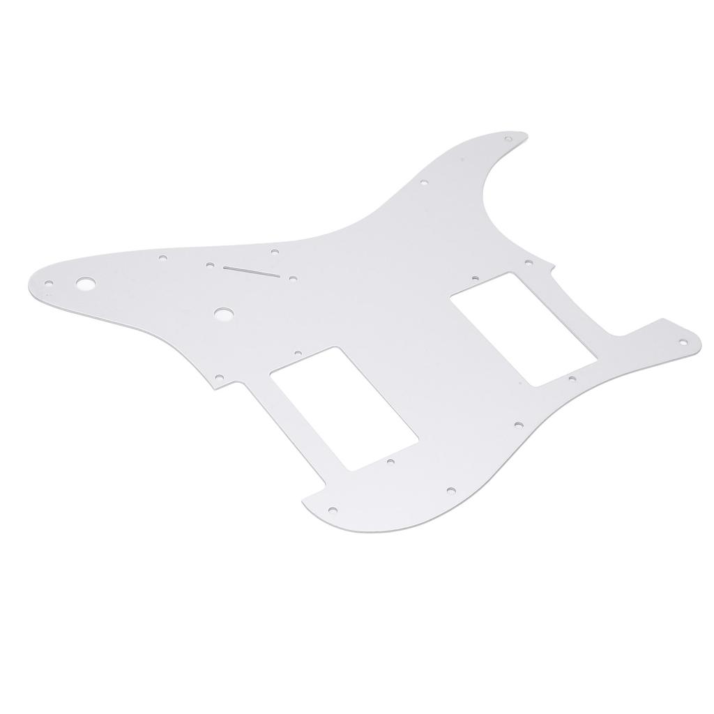 Guitar Pickguard Pick Guard Metal Decoration Protective Instrument Accessory Silver