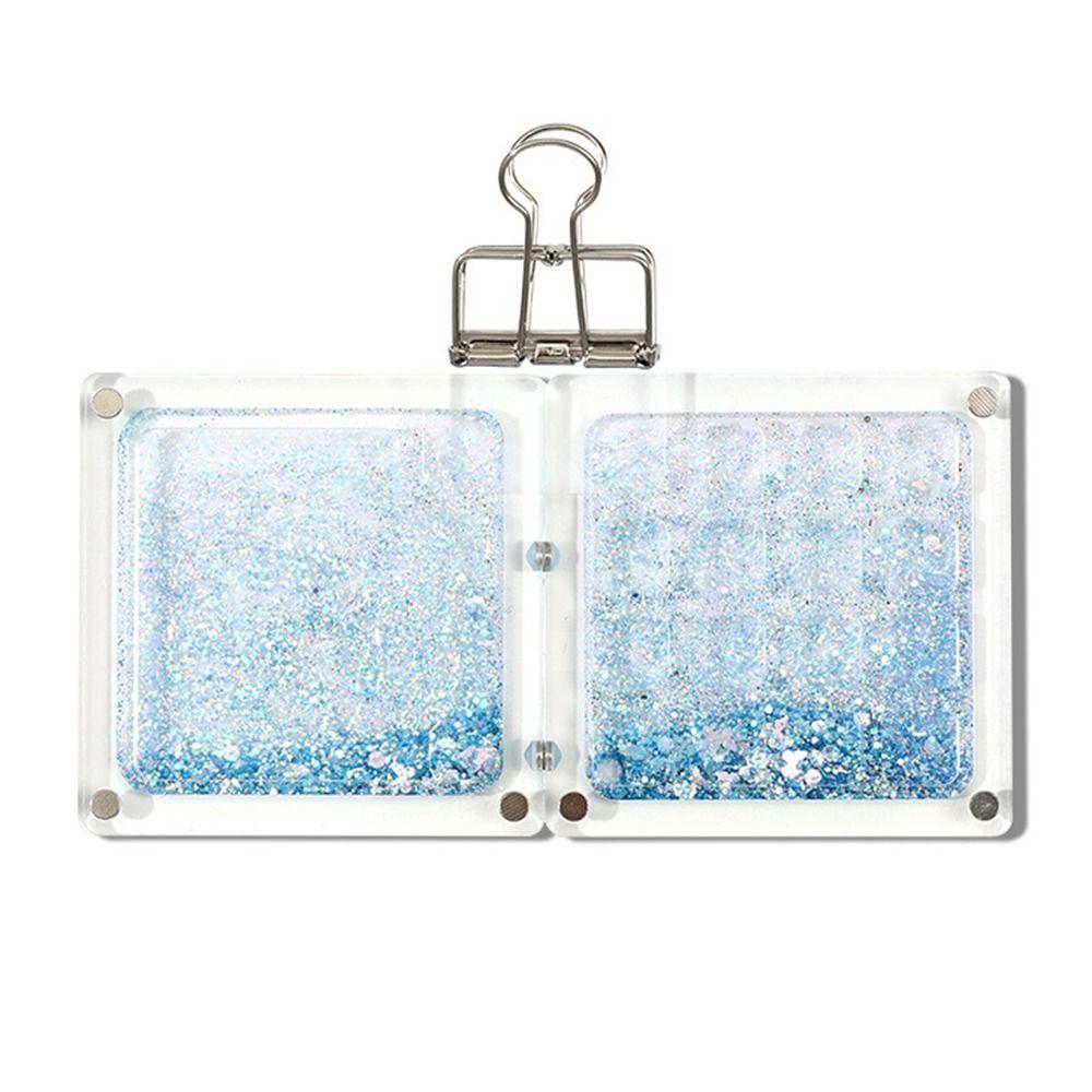 Acrylic Watercolor Paint Palette Quicksand Empty Paint Box Portable Travel Painting Tray Artist