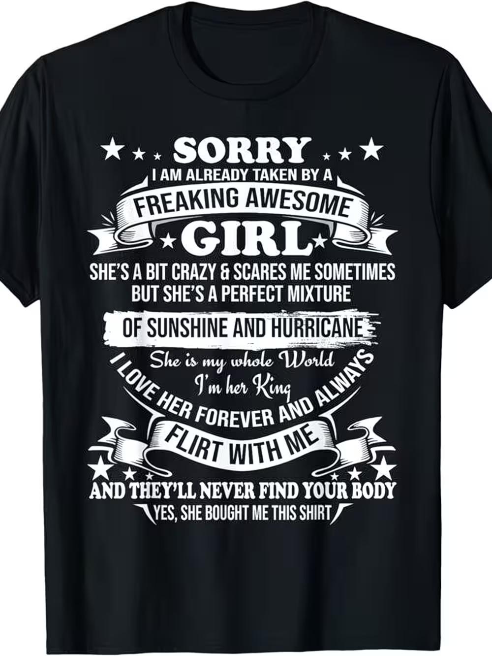 Men S Fun Captivated by an Awesome Person Slogan T-Shirt | Humorous Couple Quotes XXXL