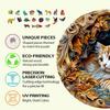 Spring Cat - Wooden Puzzle Ideal For Advanced Players - Creativity Multiple Special Shapes Creativity Gifts Ideal For Boys and Girls