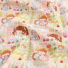 40 Count Cotton Cartoon Illustration Theme Print Class A Level Fabric Kid's Clothing DIY Sewing Needlework Material 100*145cm