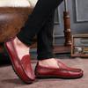 Fashion Genuine Leather Men Flat Designer Shoes Classic Casual Leather Formal Business Loafers New Brand Comfy Soft Bottom Driving Shoes