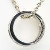 Used TIFFANY&Co. Necklace Atlas Open Circle Silver925 2.7g Silver Accessories