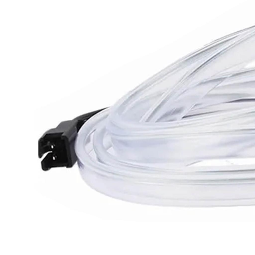 10ft Car LED Interior Strip Light Flexible with USB Cable Cool Unique Universal Neon Atmosphere Light Ice Blue