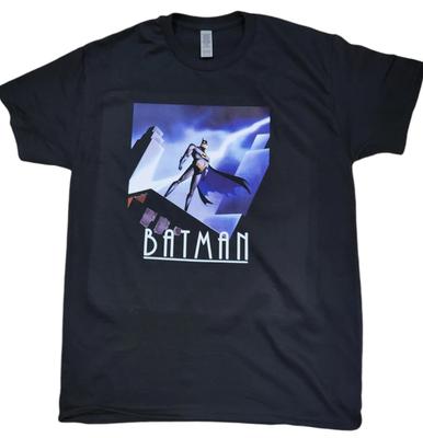 Batman la serie animata T-shirt da uomo 100% Cotone Magliette da uomo Top s-3x Manica corta Anni '90 colore nero