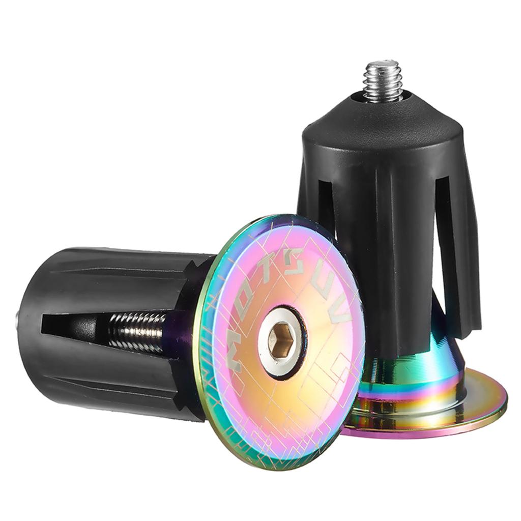 1 Pair Bicycles Bar End Caps for Most Bicycle Mountain Bike Road Bike Accessory Aluminum Alloy Bike Handlebar End Plugs