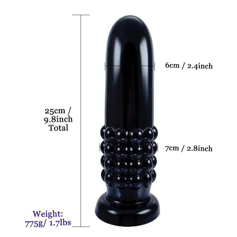 Large PVC Anal Plug for Men Prostate Massage Stick Anal Expansion Masturbator Special-shaped Penis Fisting Sex Toy