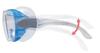 Riken Optec G Schutzbeschichtete Brille Blau RC-01B VF-P Schutzbrille, VF-plus + Linse, Kompatibel,