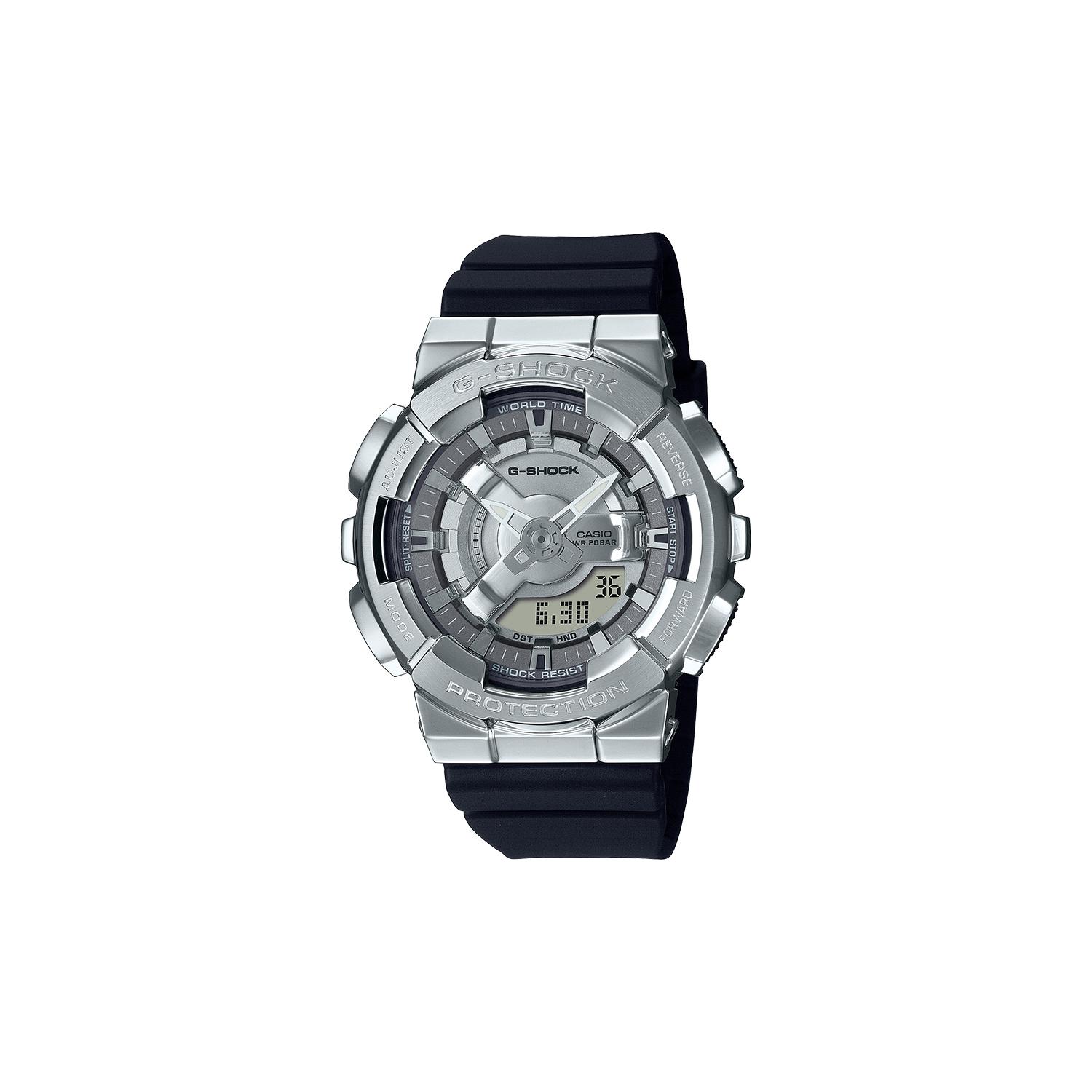 CASIO Women s Full Metal Series Silver Watch GM-S110-1APR GM-S110-1APR Silver Dial