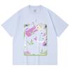 T-shirt Unisex in Cotone Pesante 230 g/m² 100% Cotone Stampa Kanao Demon Slayer V77