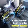Car Seat Cooling Fan USB Dual Head Fan 360 Degree Rotation Neck Cooler Automotive Electric Fan 3 Speeds Car Accessories