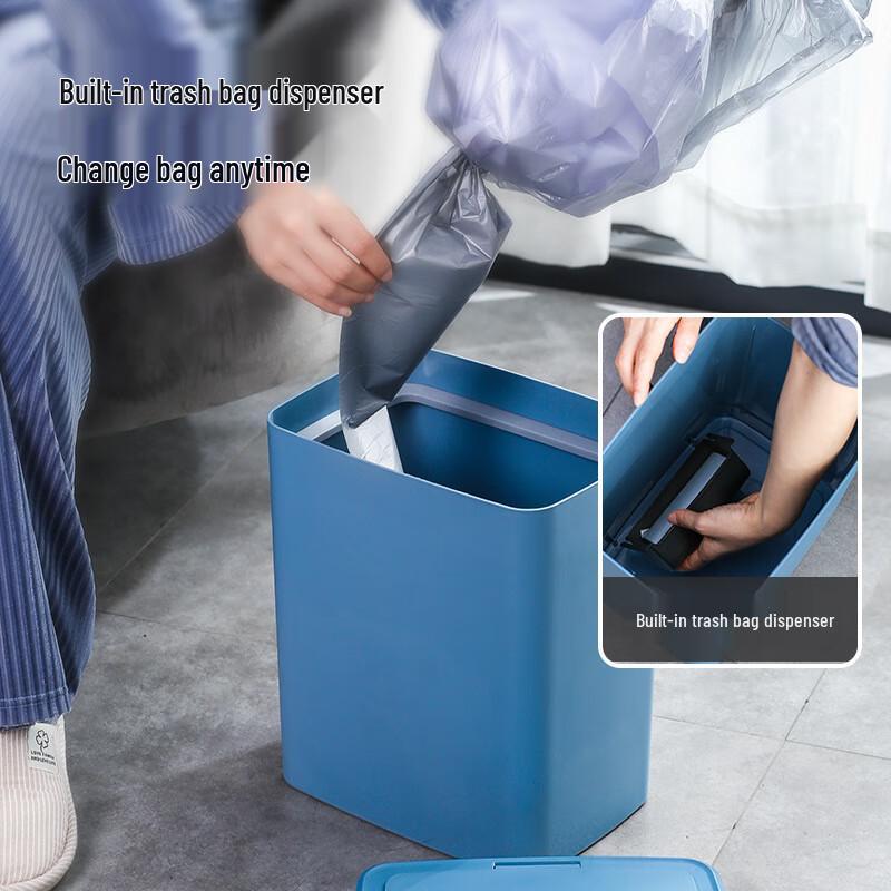 Xuanyong Smart Sensor & Foot-Kick Silent Trash Can