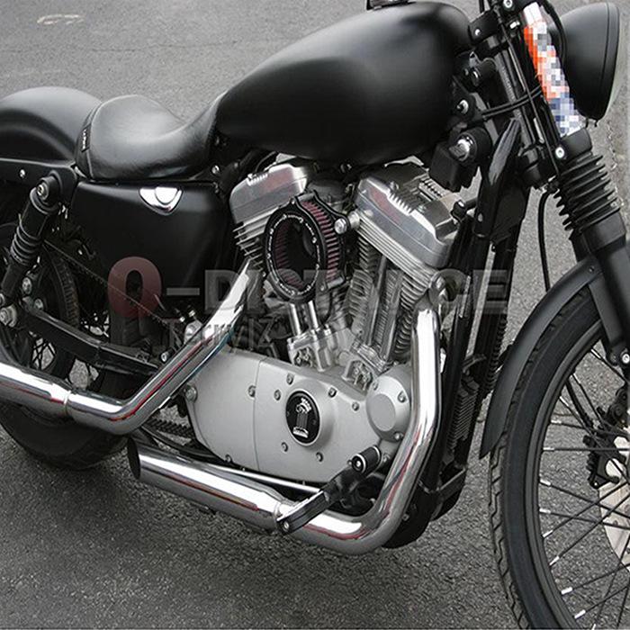 Harley XL883/1200 X48 Retro Aluminum Glass Air Filter Cleaner