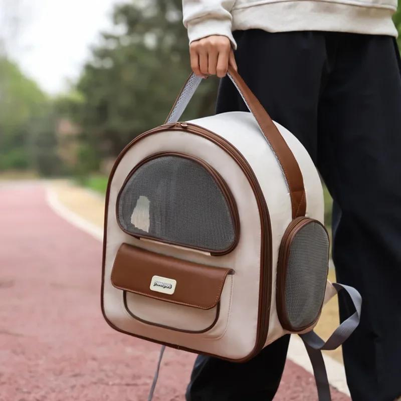 Cat Bag Pet Bag Going Out Backpack Portable Breathable Portable Cat Schoolbag Small Dog Pet Supplies