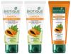 Biotique Papaya Diep Reinigende Gezichtsreiniger Voor Zichtbaar Stralende Huid Alle Huidtypen 2x100ml & Biotique Papaya Zonnebrand Verwijderend Verhelderend & Revitaliserend