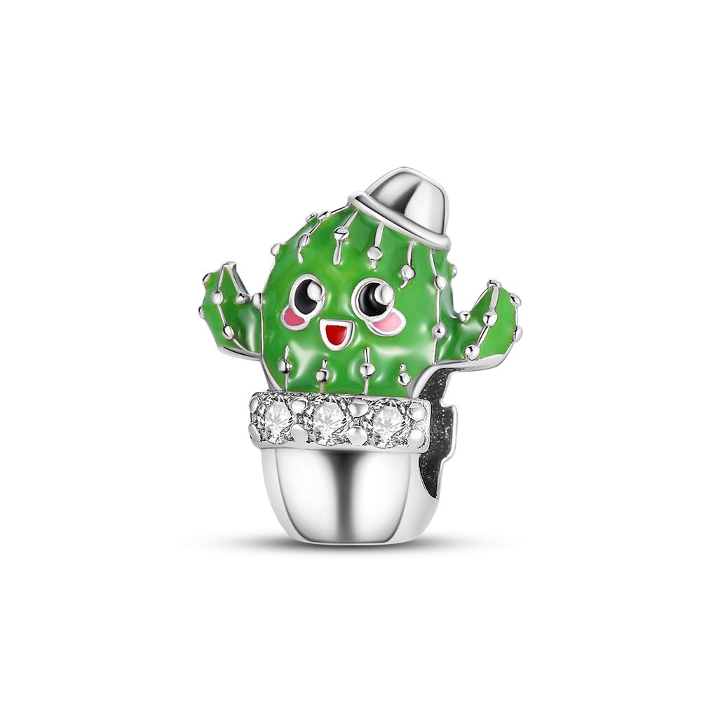 Green Charm Bead Charms Authentic copper Bead Charms Shamrock Avocado Pendants Ideal For Bracelets Making Woman Jewellery Gift