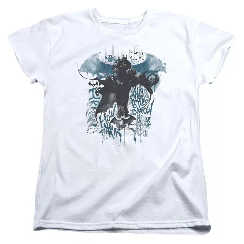 Batman Arkham Knight  I Know  Women s T-Shirt XL