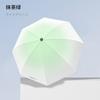 Parasol lady advanced sense gradual change automatic three-fold umbrella wind sun umbrella sun protection UV protection