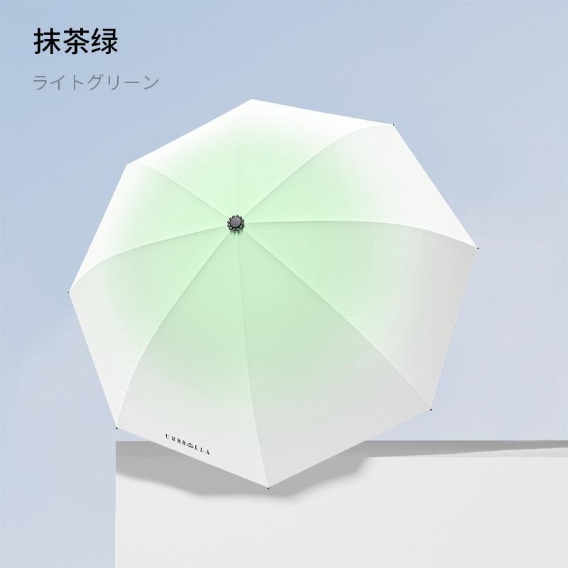 Parasol lady advanced sense gradual change automatic three-fold umbrella wind sun umbrella sun protection UV protection