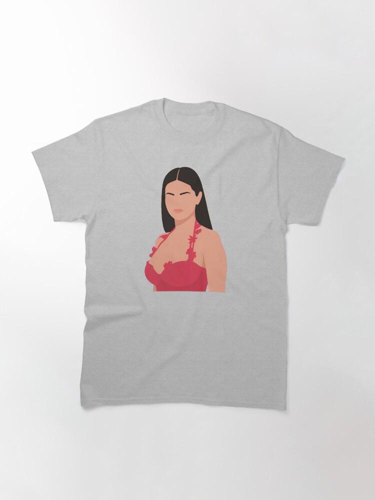 T-shirt Classica con Illustrazione Lineless di Selena Gomez