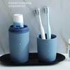 Removable Travel Toothbrush Storage Case | Water-Resistant Divided Sections | Ingenious Storage Cup Toiletry Organizer Caddy