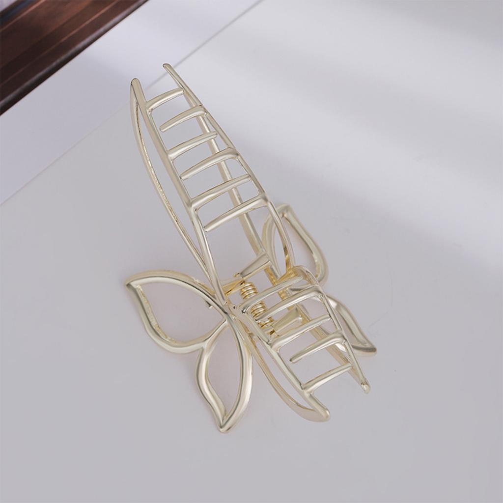 High-quality hollow butterfly metal clip, women's back of the head, coil hair, grab clip, large hair, multi-shark clip