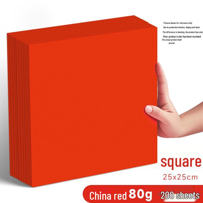 Leuchtend rotes A4/A5 70g Druckpapier für Büro und Basteln